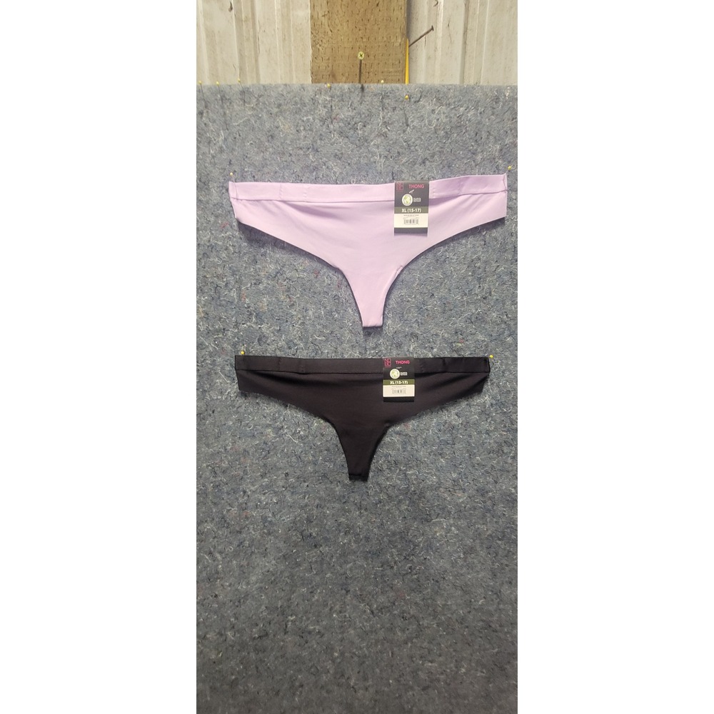 No Boundries Micro Rib Free Cut Lavender Touch &‎ black Soot Size XL